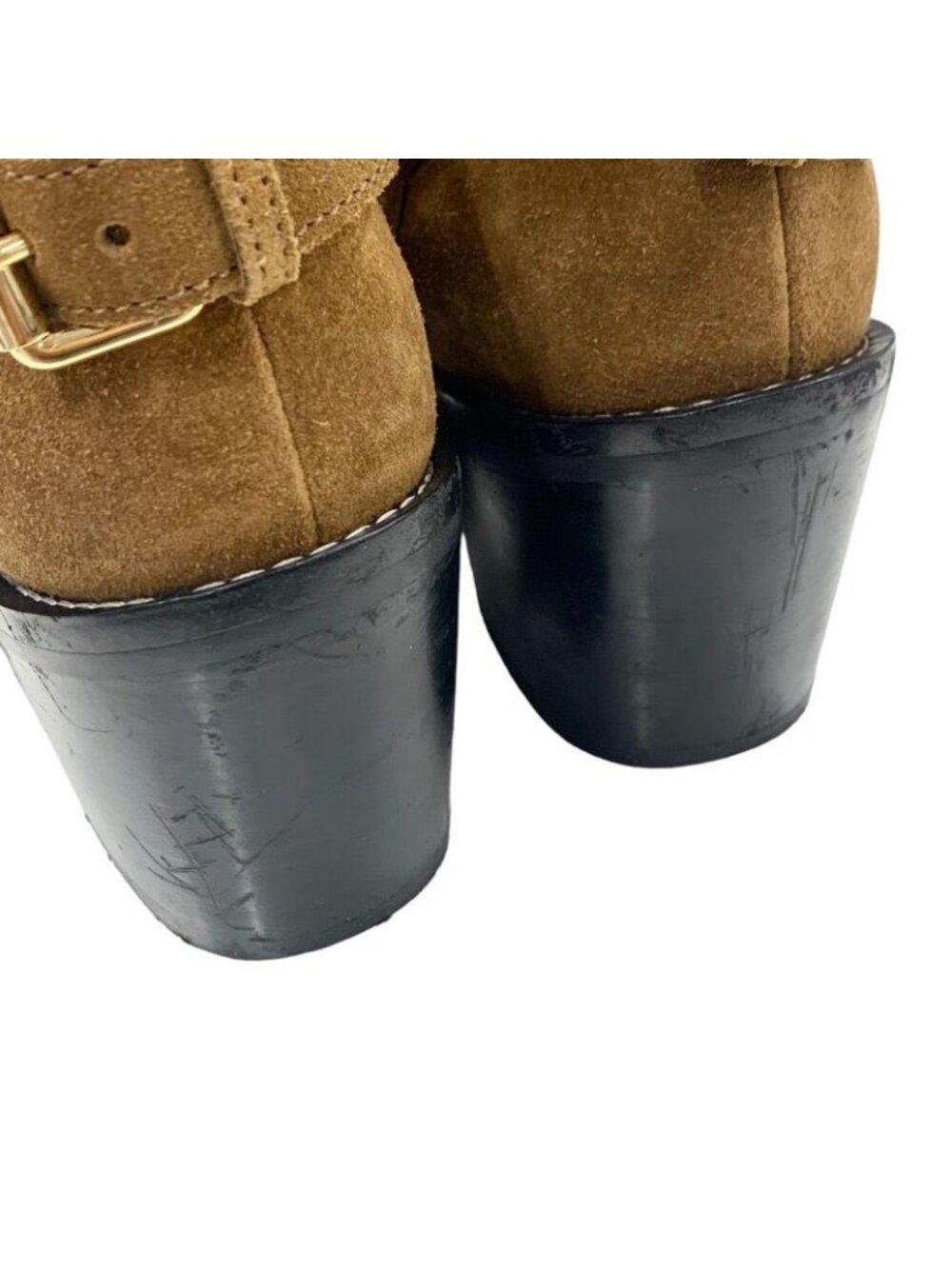Louis Vuitton Limitless Line Boots Short Shoes Suede Brown Black - Picture 10 of 11